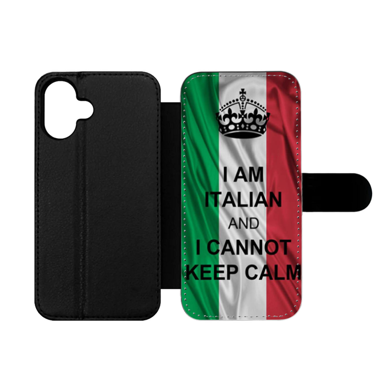 I Am Italian And I Can Not Keep Calm Wallet iPhone Case