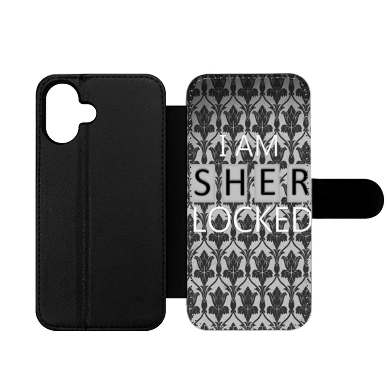 I Am Sherlocked Wallet iPhone Case