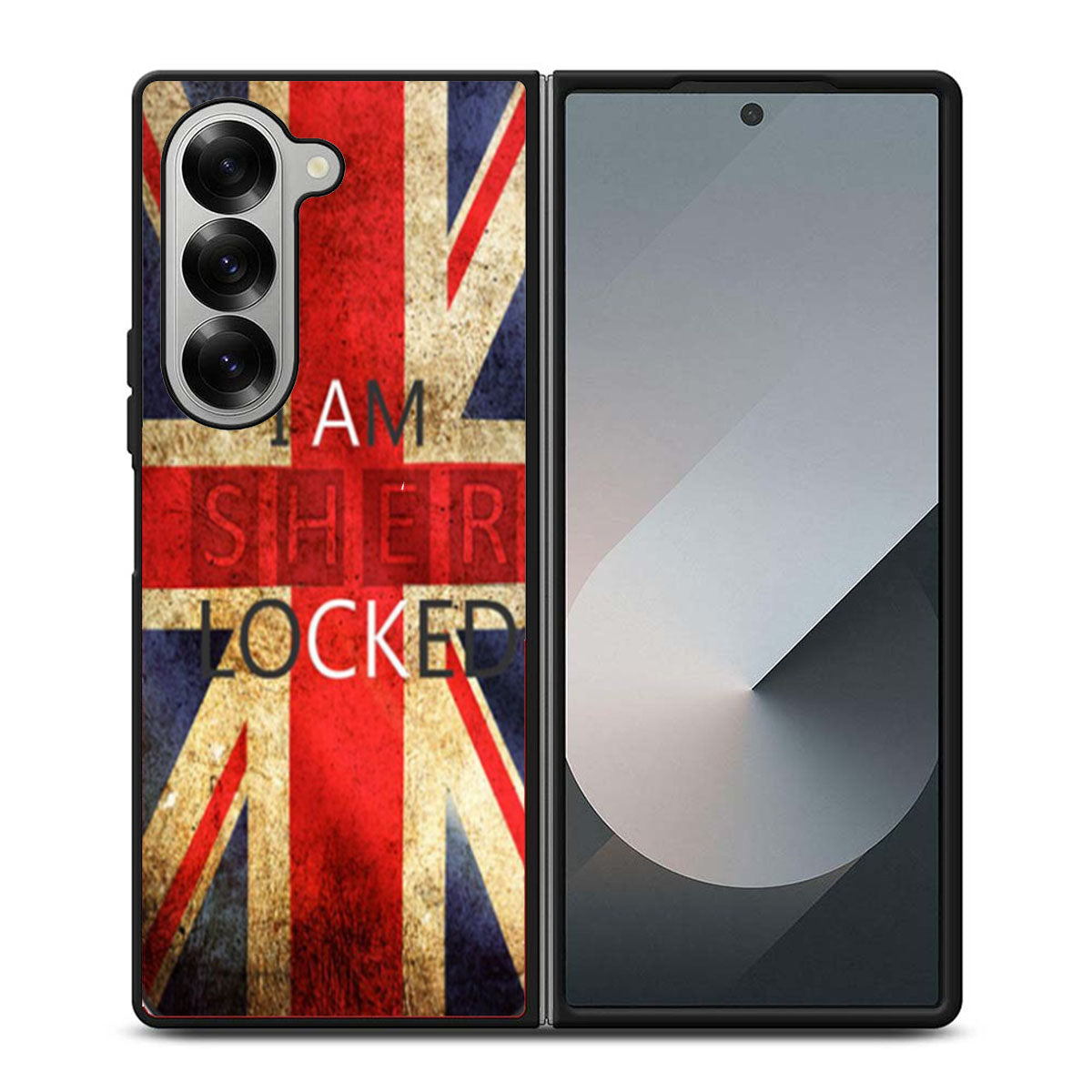 I Am Sherlocked Flag Samsung Z Fold 6 Case