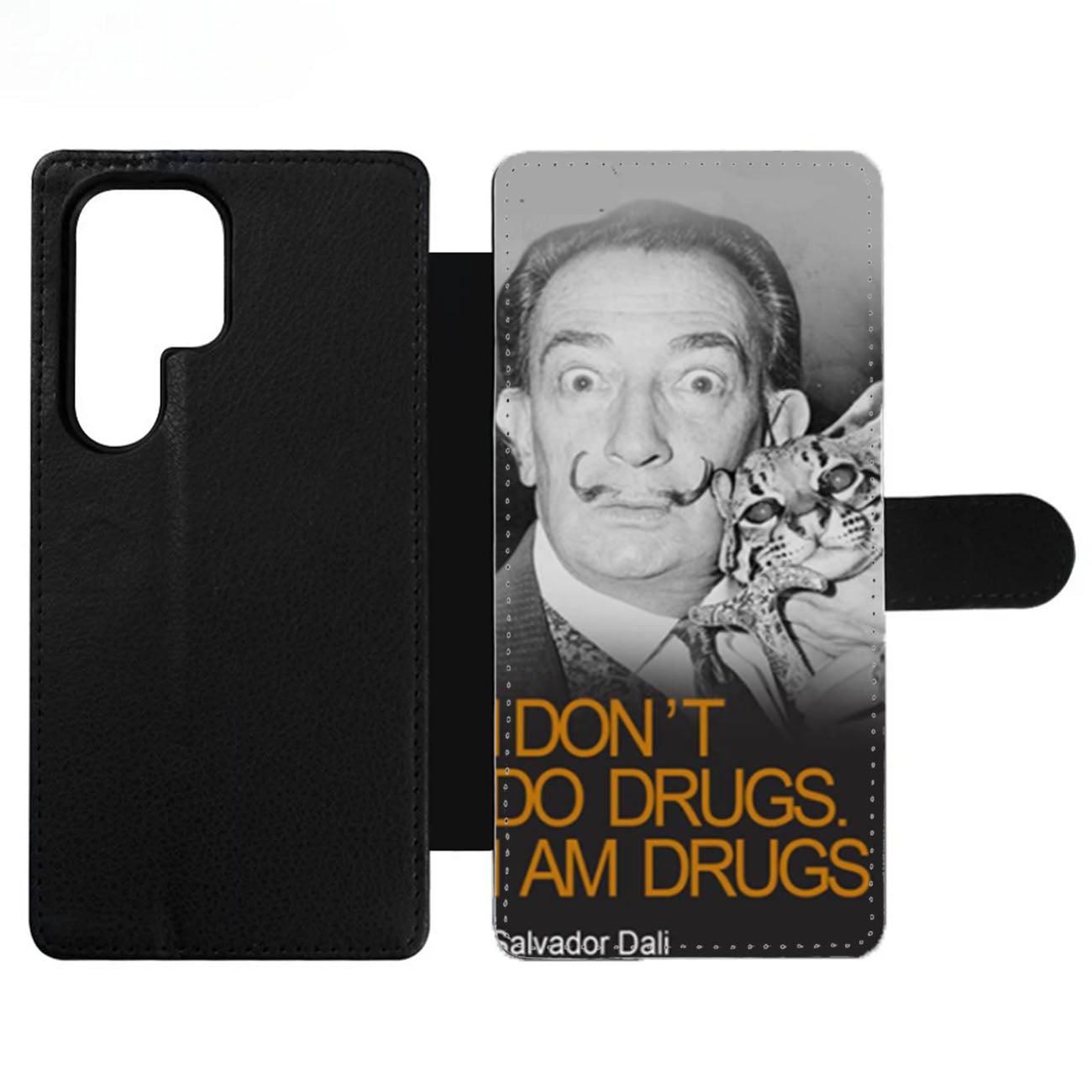 I Dont Do Drugs I Am Drugs Salvador Dali Wallet Samsung Case