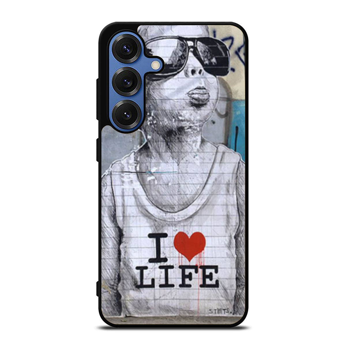 I Love Life Graffiti Samsung S25 Ultra Case