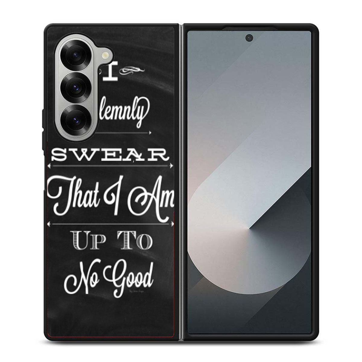 I Solemnly Swear That I Am Up To No Good Quote Samsung Z Fold 6 Case
