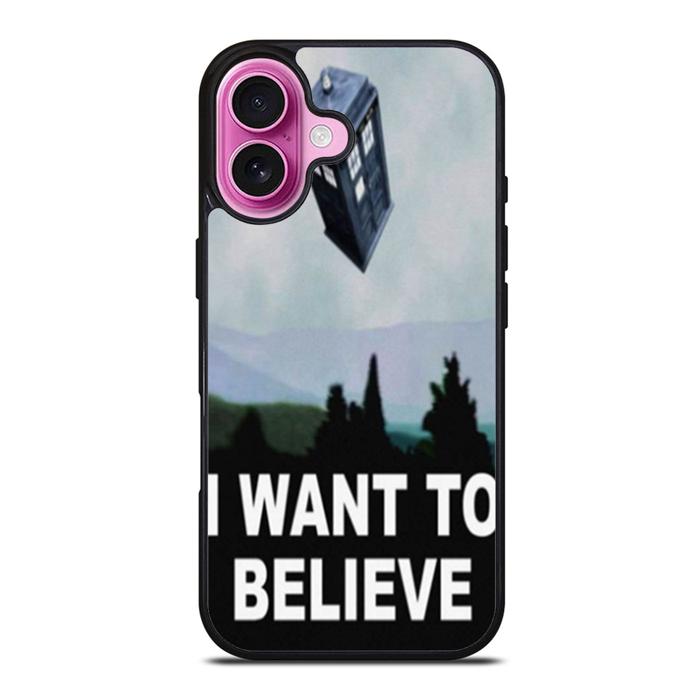 I Want to Believe Tardis Box iPhone Case Cover