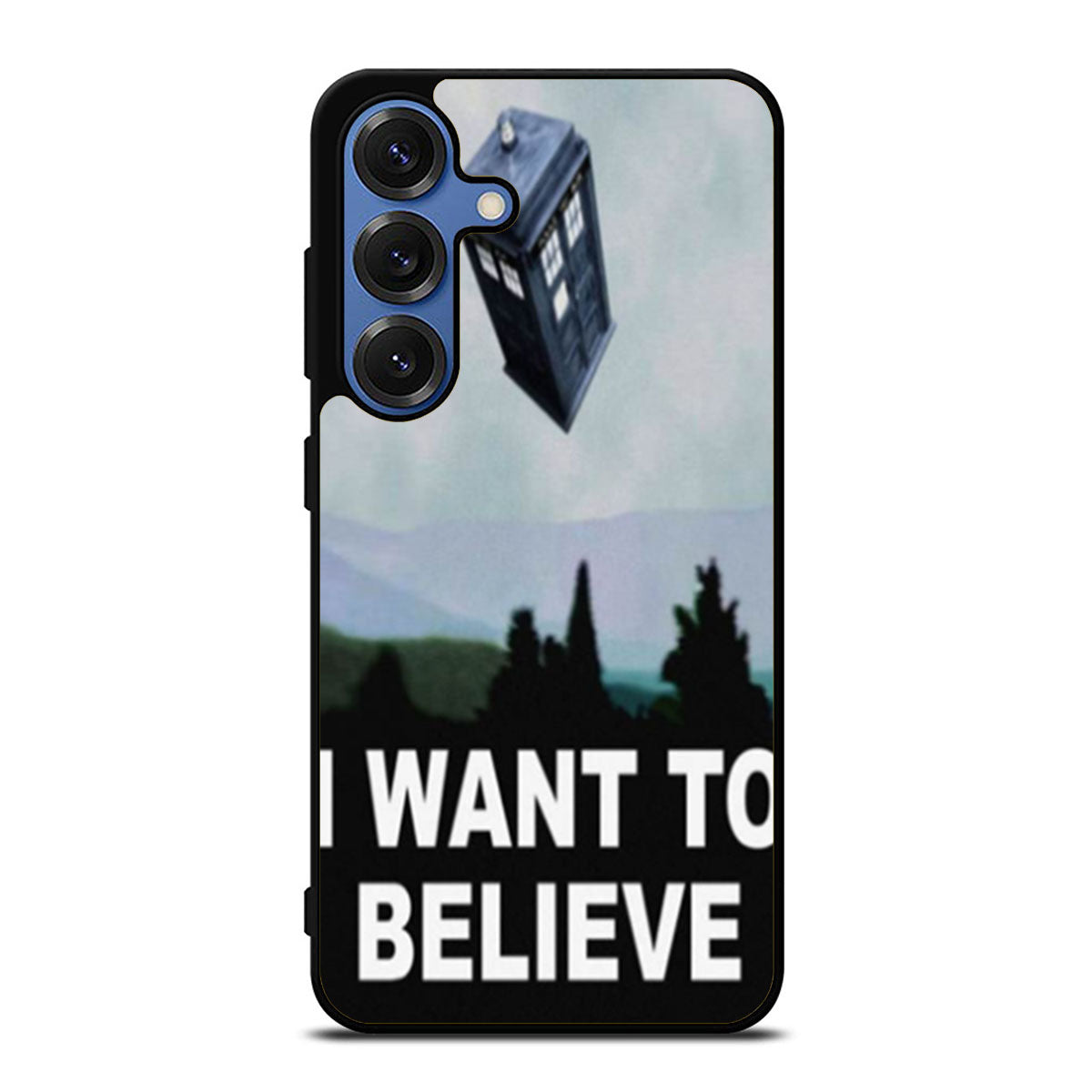 I Want to Believe Tardis Box Samsung S25 Ultra Case