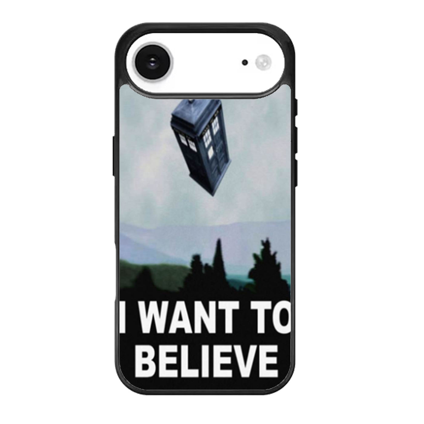 I Want to Believe Tardis Box iPhone Air Case