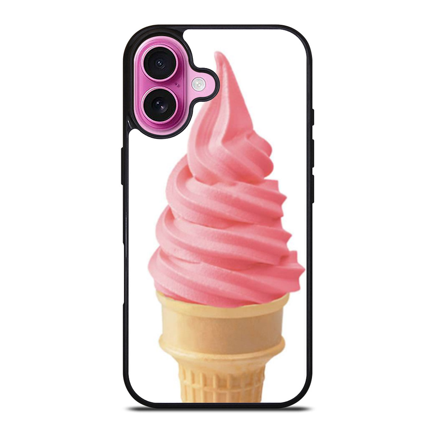 Ice Cream Cone Strawberry iPhone Case Cover