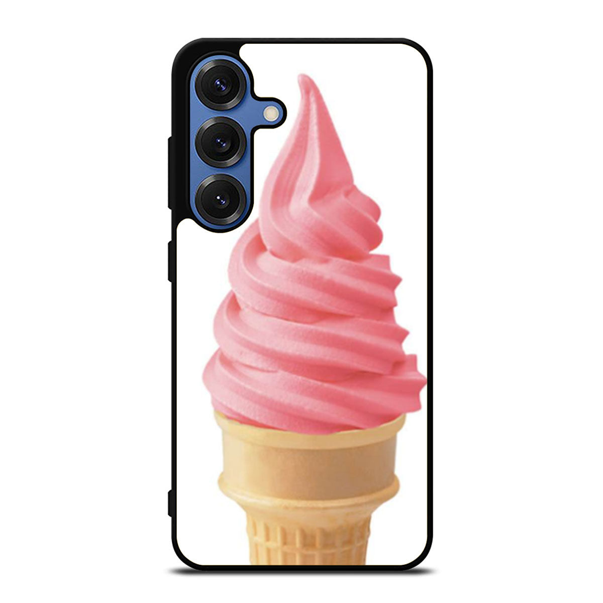 Ice Cream Cone Strawberry Samsung S25 Ultra Case