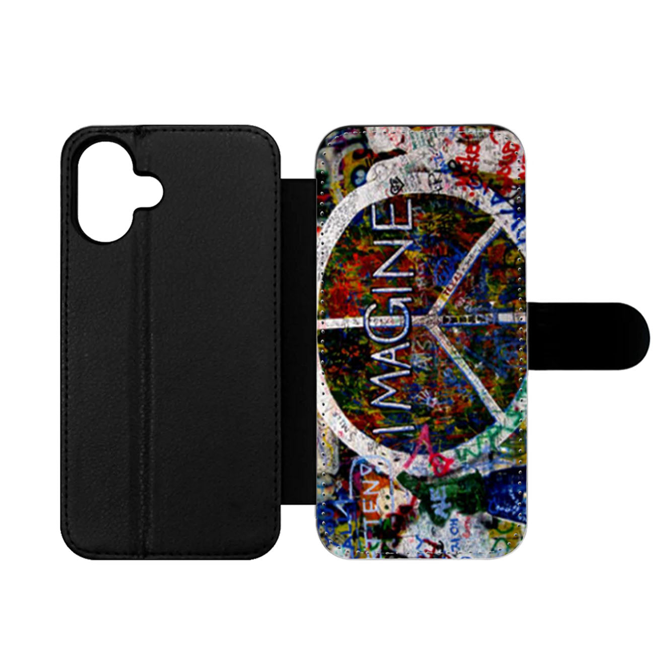 Imagine Graffiti Wallet iPhone Case