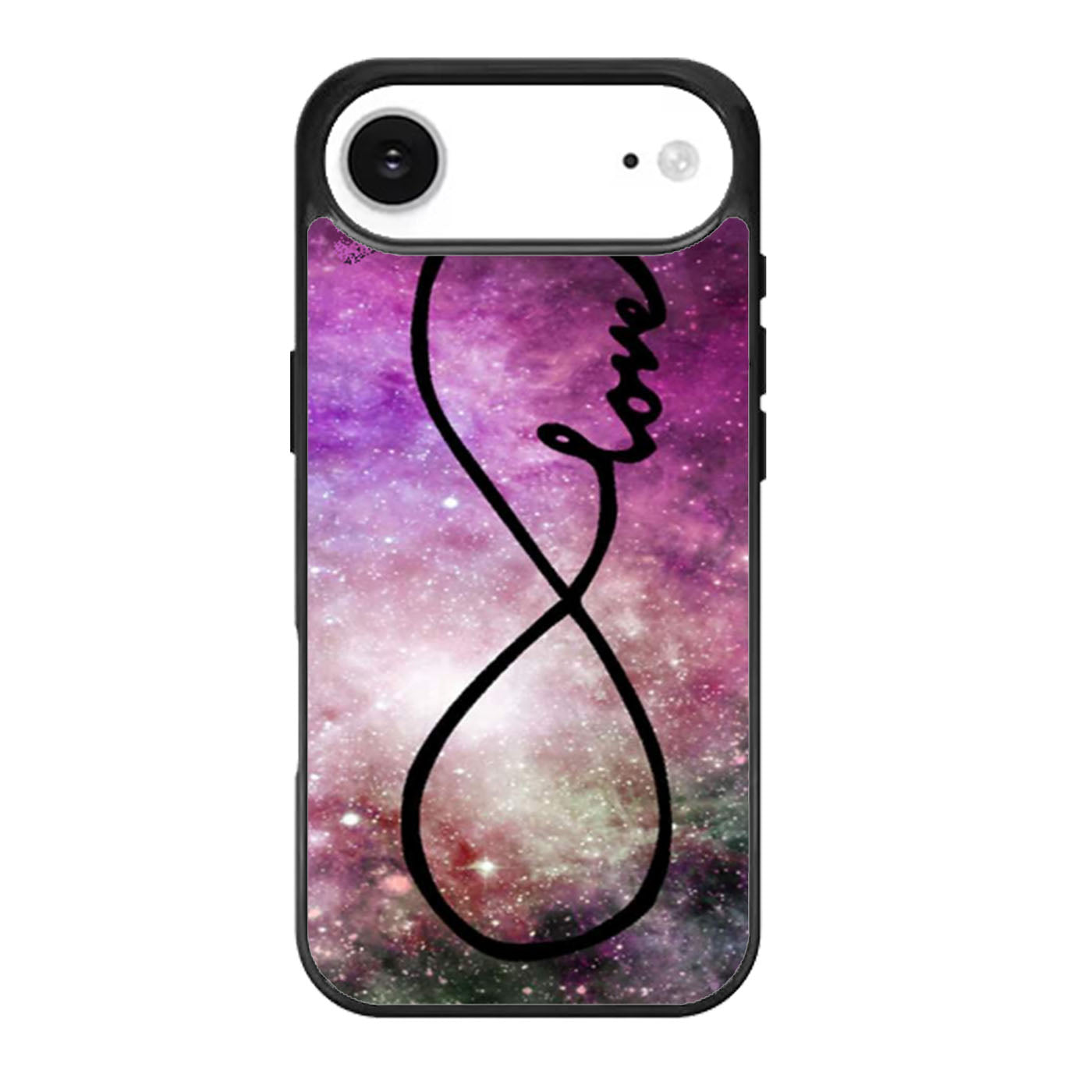 Infinity Love Purple Galaxy Nebula iPhone Air Case