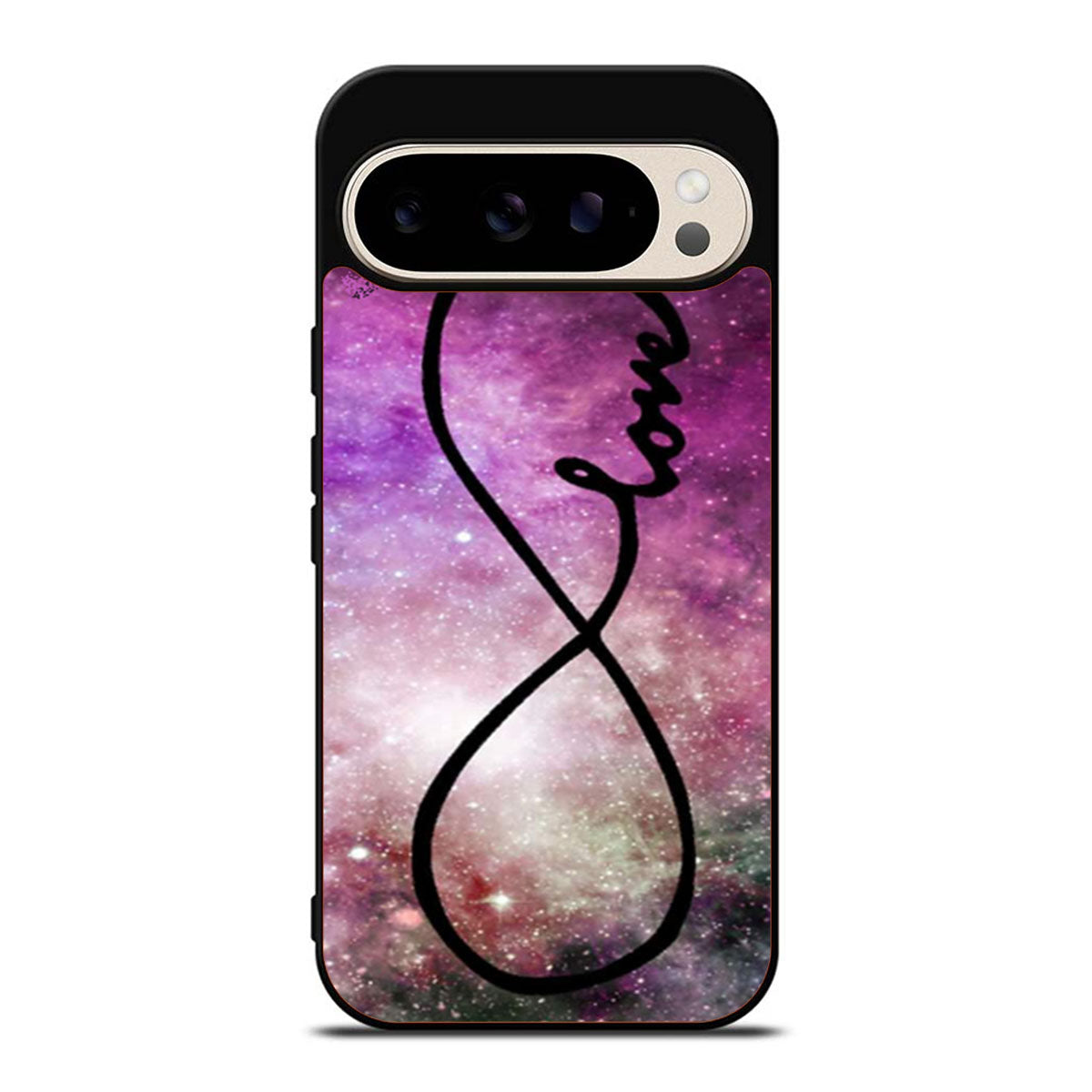 Infinity Love Purple Galaxy Nebula Google Pixel 9 Pro Case