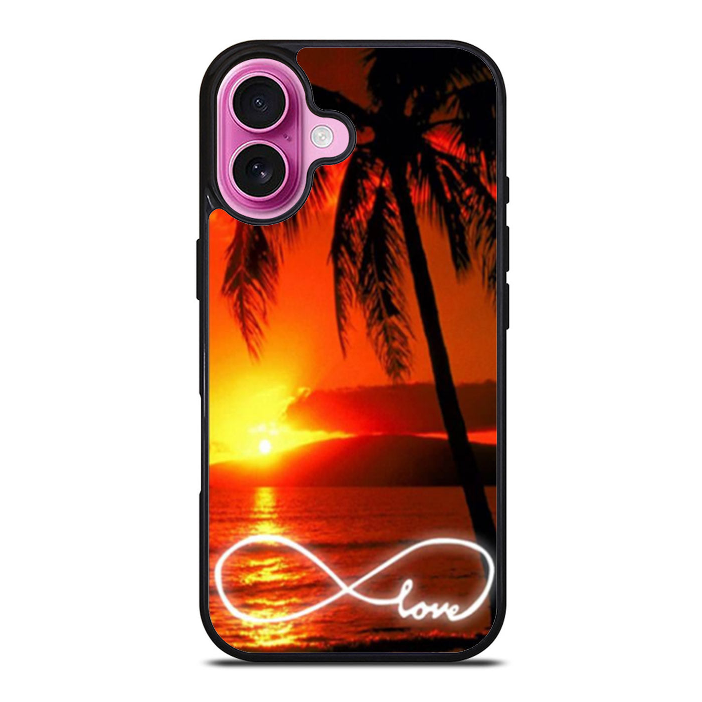 Infinity Love Sunset Beach iPhone Case Cover