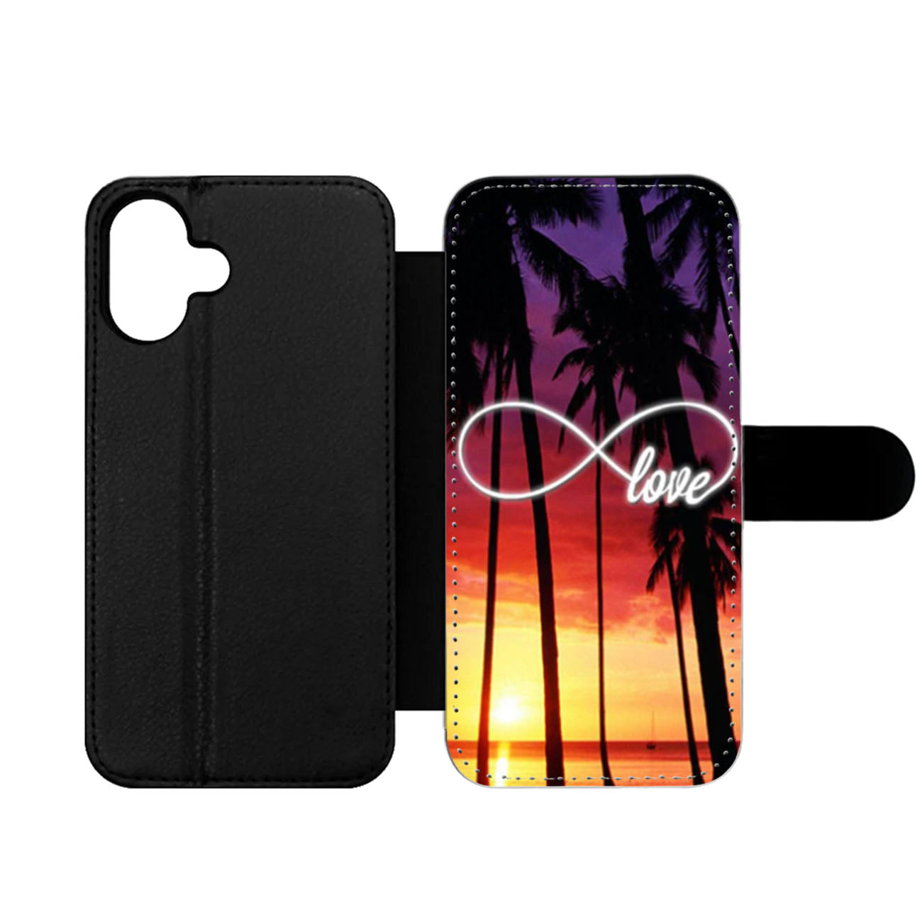 Infinity of Love Two Wallet iPhone Case