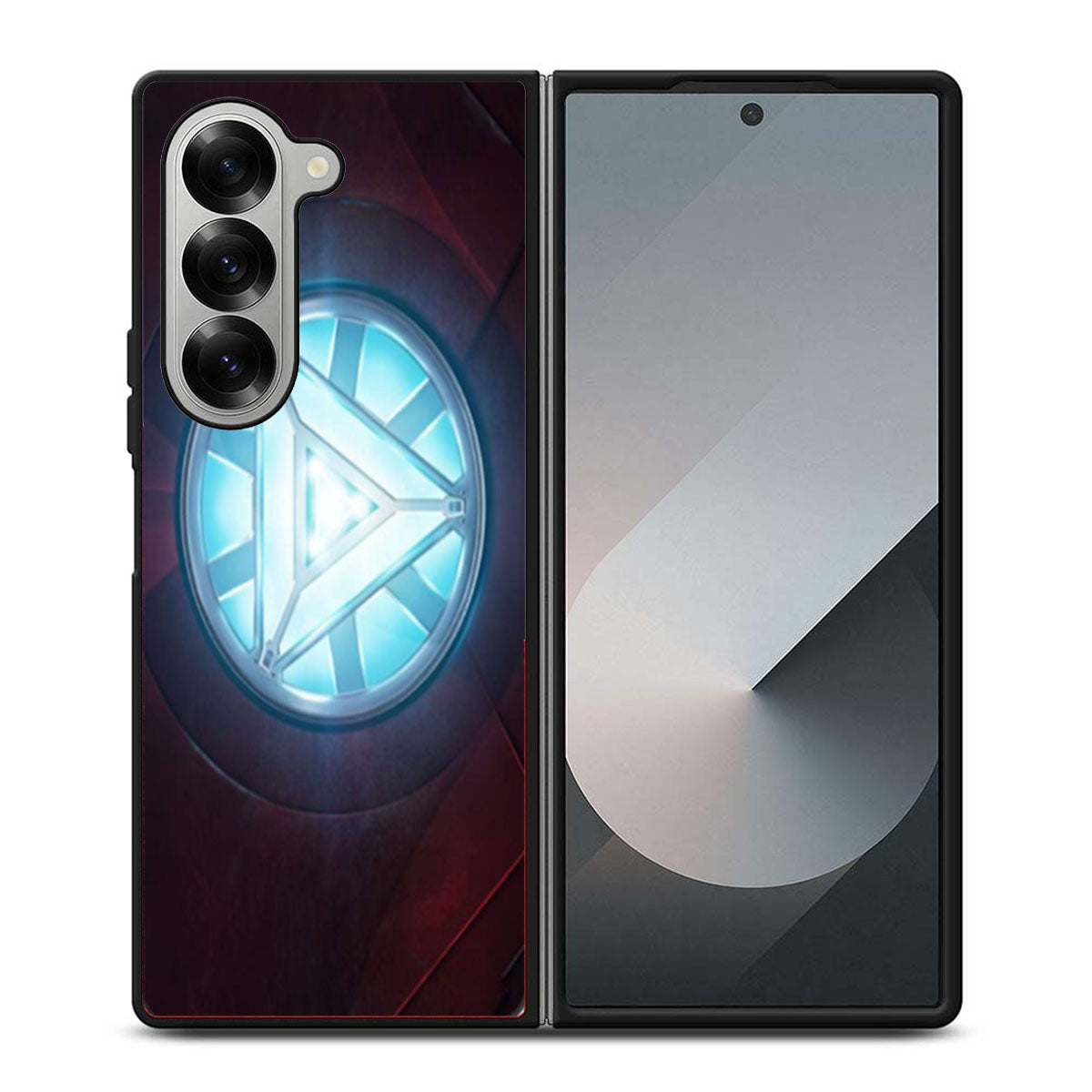 Iron Man Heart Two Samsung Z Fold 6 Case