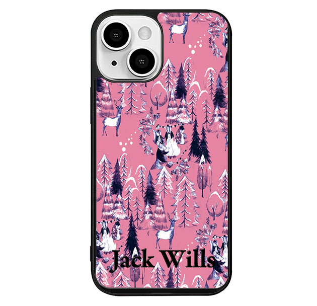 Jack Wills Pattern iPhone 14 Plus Case