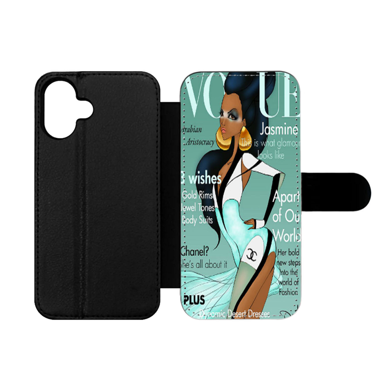 Jasmine Vogue Magazine Wallet iPhone Case