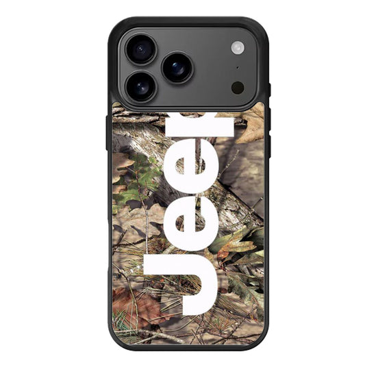 Jeep Logo Realthree Camo iPhone 17 Pro Max Case