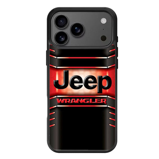Jeep Wrangler Red iPhone 17 Pro Max Case