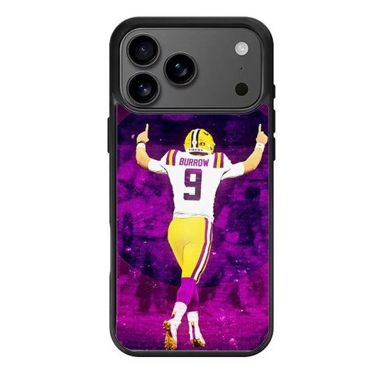 Joe Burrow LSU Team iPhone 17 Pro Max Case