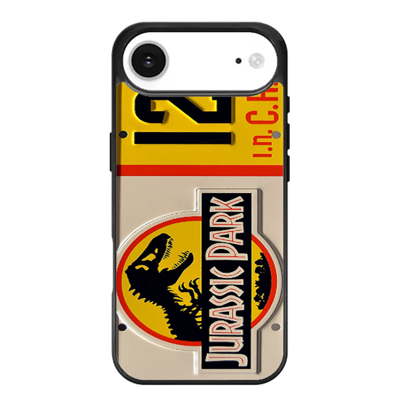 Jurassic Park License Plate Two iPhone Air Case