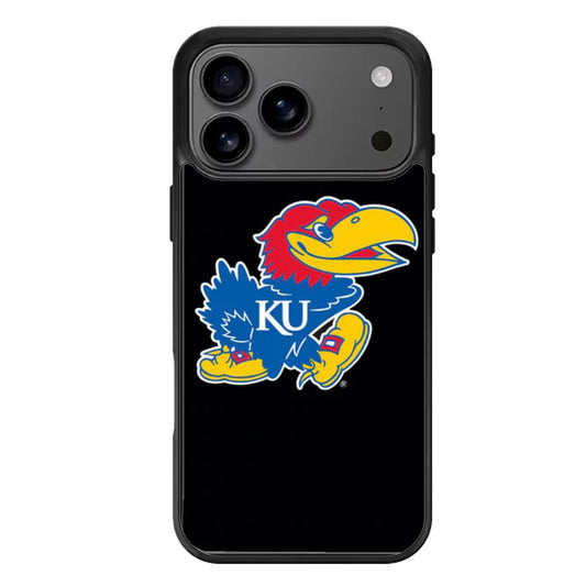 Kansas Jayhawks Black iPhone 17 Pro Max Case