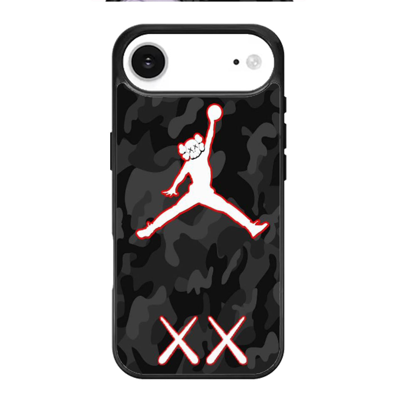Kaws X Jordan Black Camo iPhone Air Case