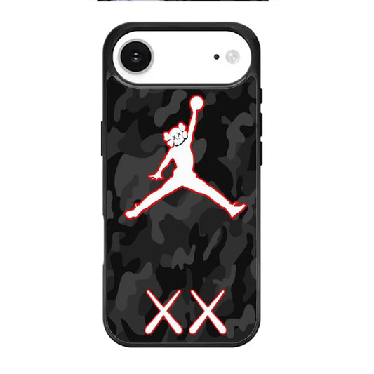 Kaws X Jordan Black Camo iPhone Air Case