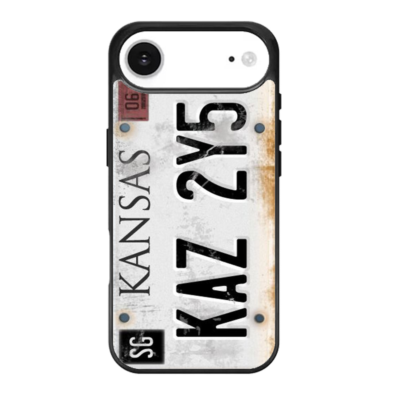 Kaz 2y5 License Plate Design iPhone Air Case
