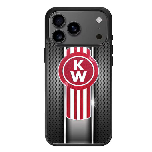 Kenworth Black Metallic Wallpaper iPhone 17 Pro Max Case