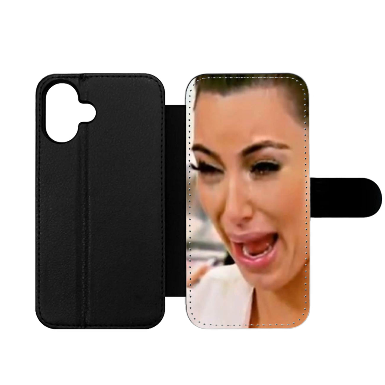 Kim Kardashian Crying Wallet iPhone Case