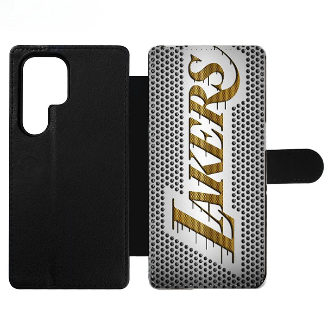 LOS ANGELES LAKERS METAL LOGO Wallet Samsung Case