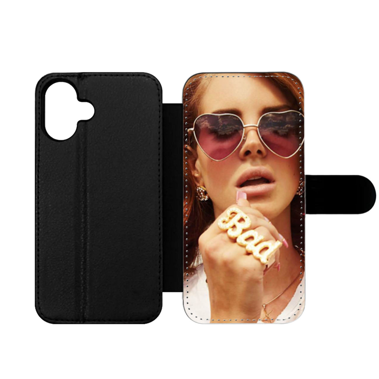 Lana Del Rey Style Wallet iPhone Case