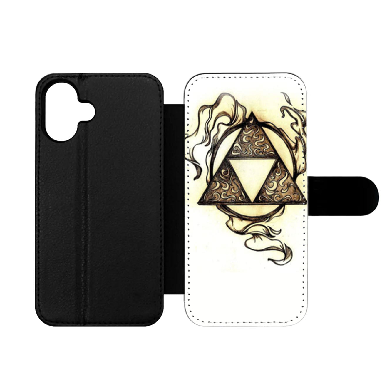 Legend of Zelda Triforce Two Wallet iPhone Case