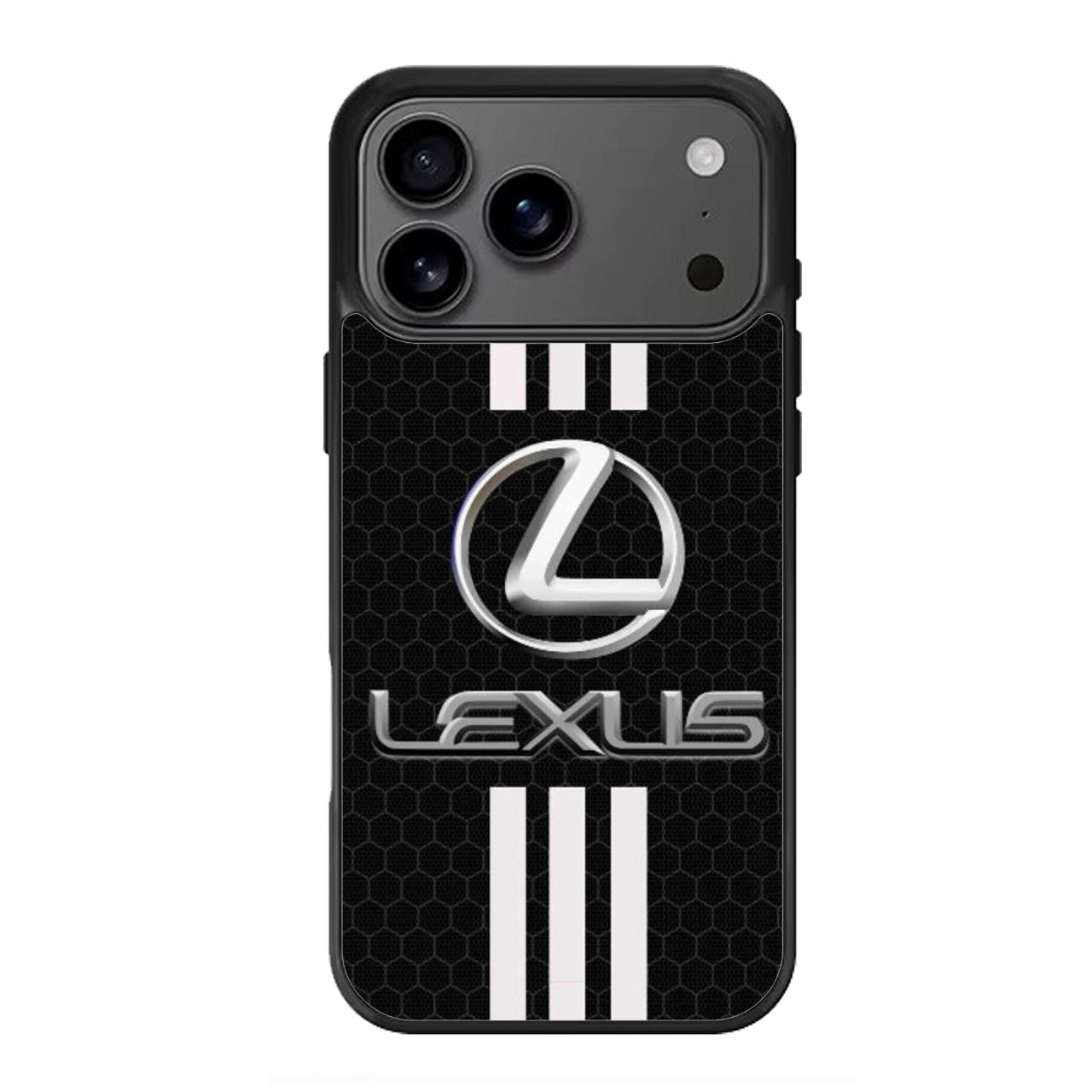 Lexus Logo White Striped iPhone 17 Pro Max Case