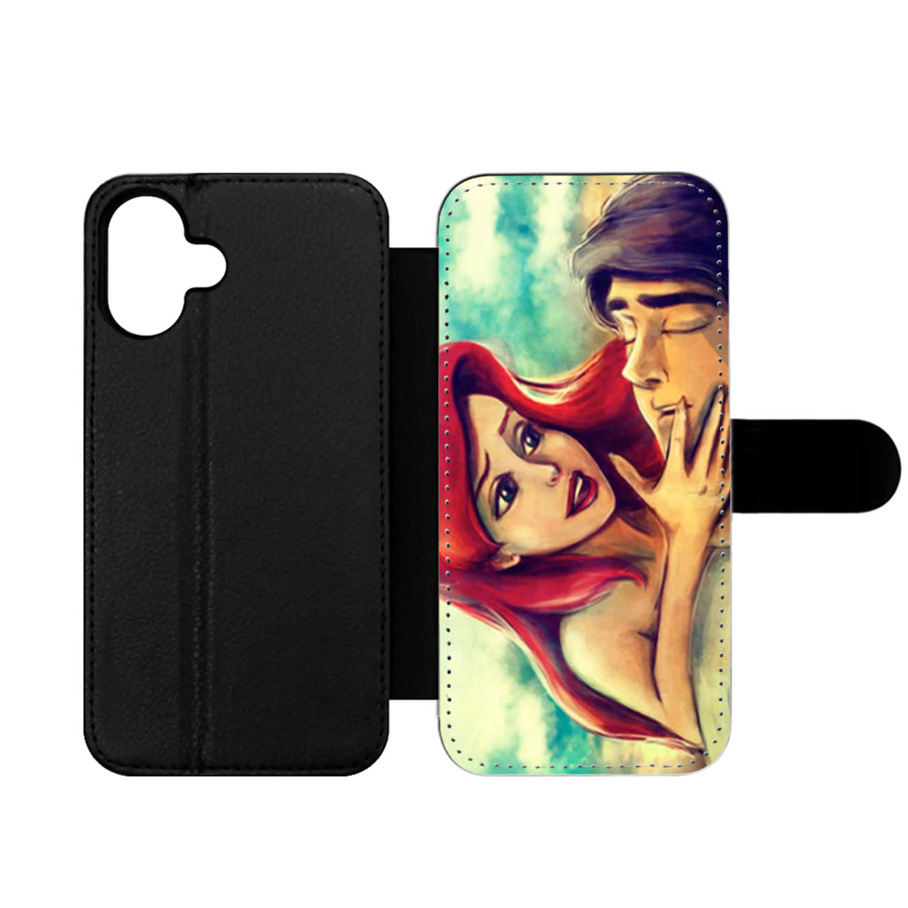 Little Mermaid Canvas Wallet iPhone Case