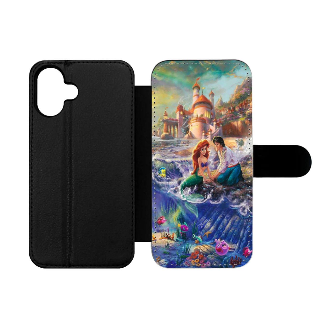 Little mermaid and the prince Wallet iPhone Case