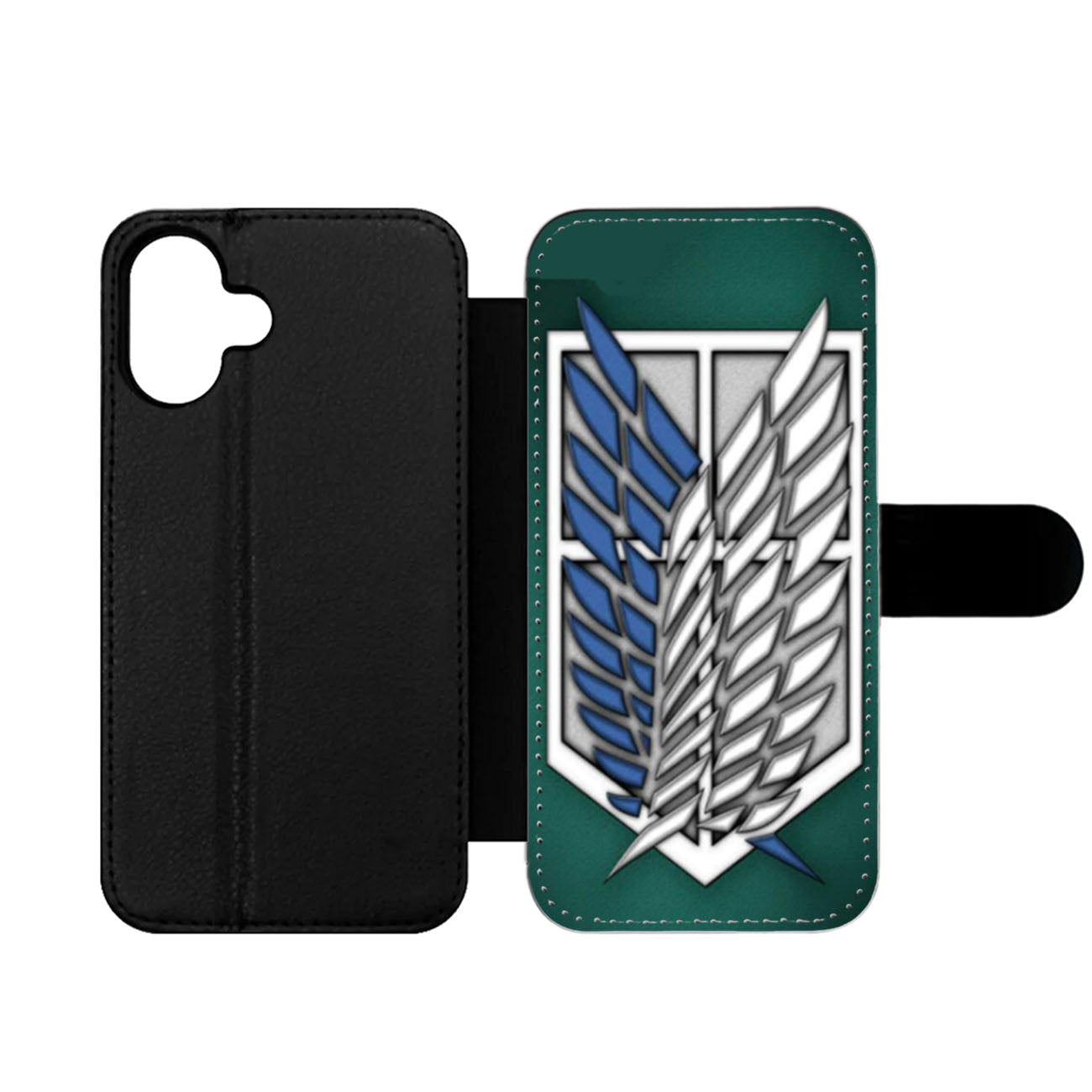 Logo Shingeki no Kyojin Scouting Legion Wallet iPhone Case