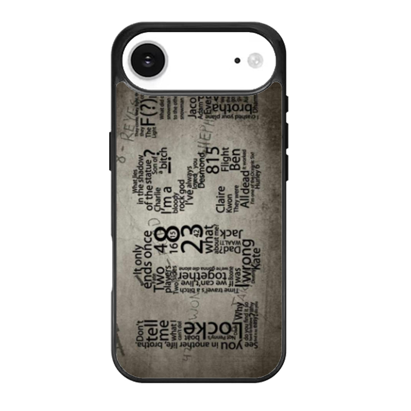 Lost TV Series Quotes Game iPhone Air Case