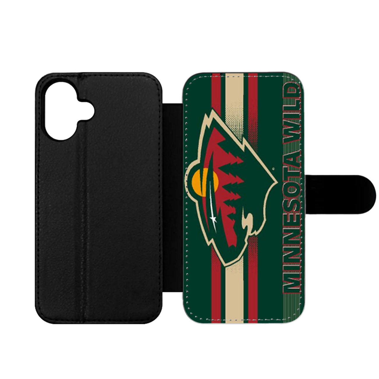 MINNESOTA WILD LOGO Wallet iPhone Case