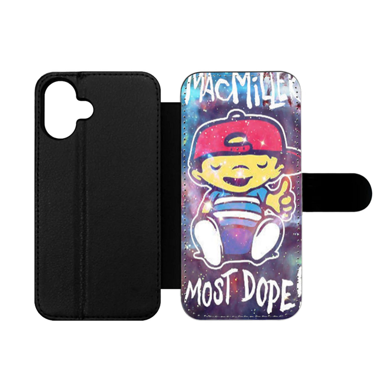 Mac Miller Most Dope Galaxy Nebula Wallet iPhone Case