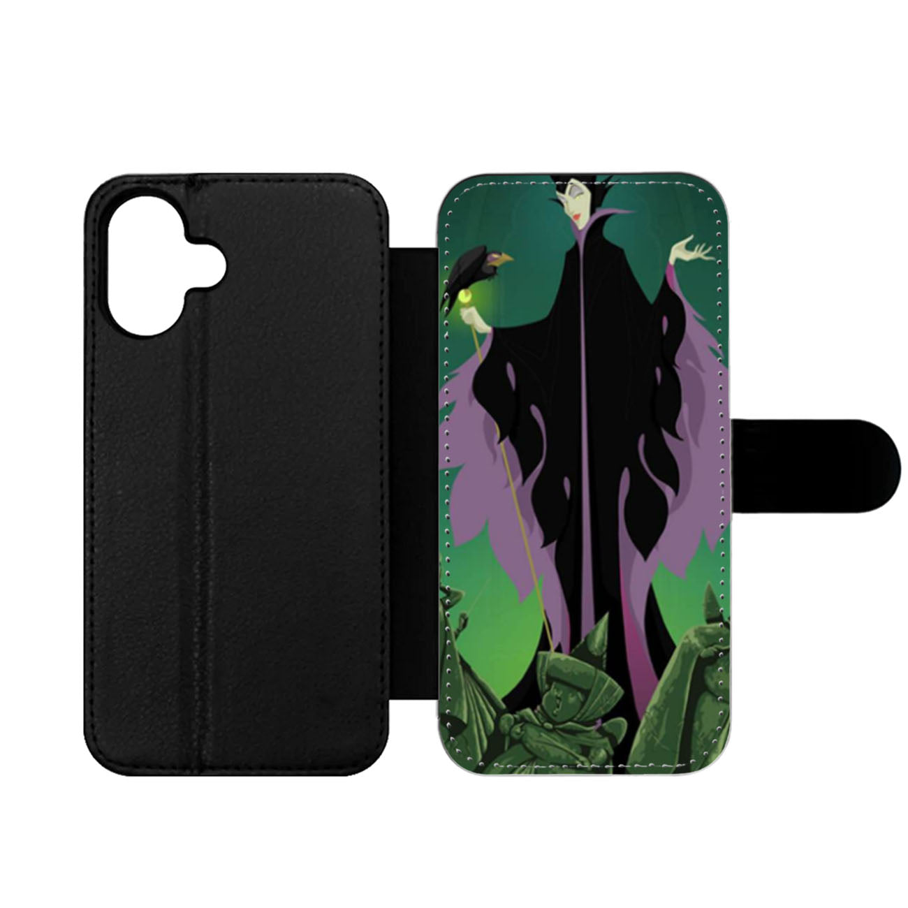 Maleficent And Diablo Wallet iPhone Case