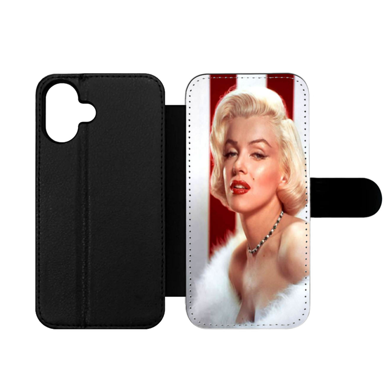 Marilyn Monroe American Flag Wallet iPhone Case