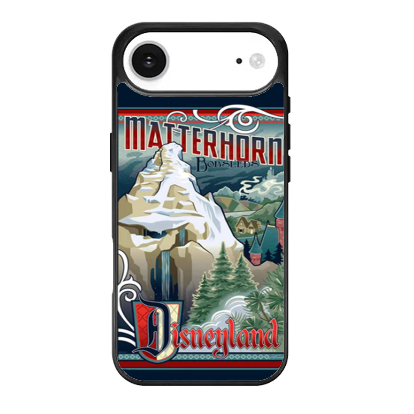 Matterhorn Bobsleds Disneyland Poster iPhone Air Case