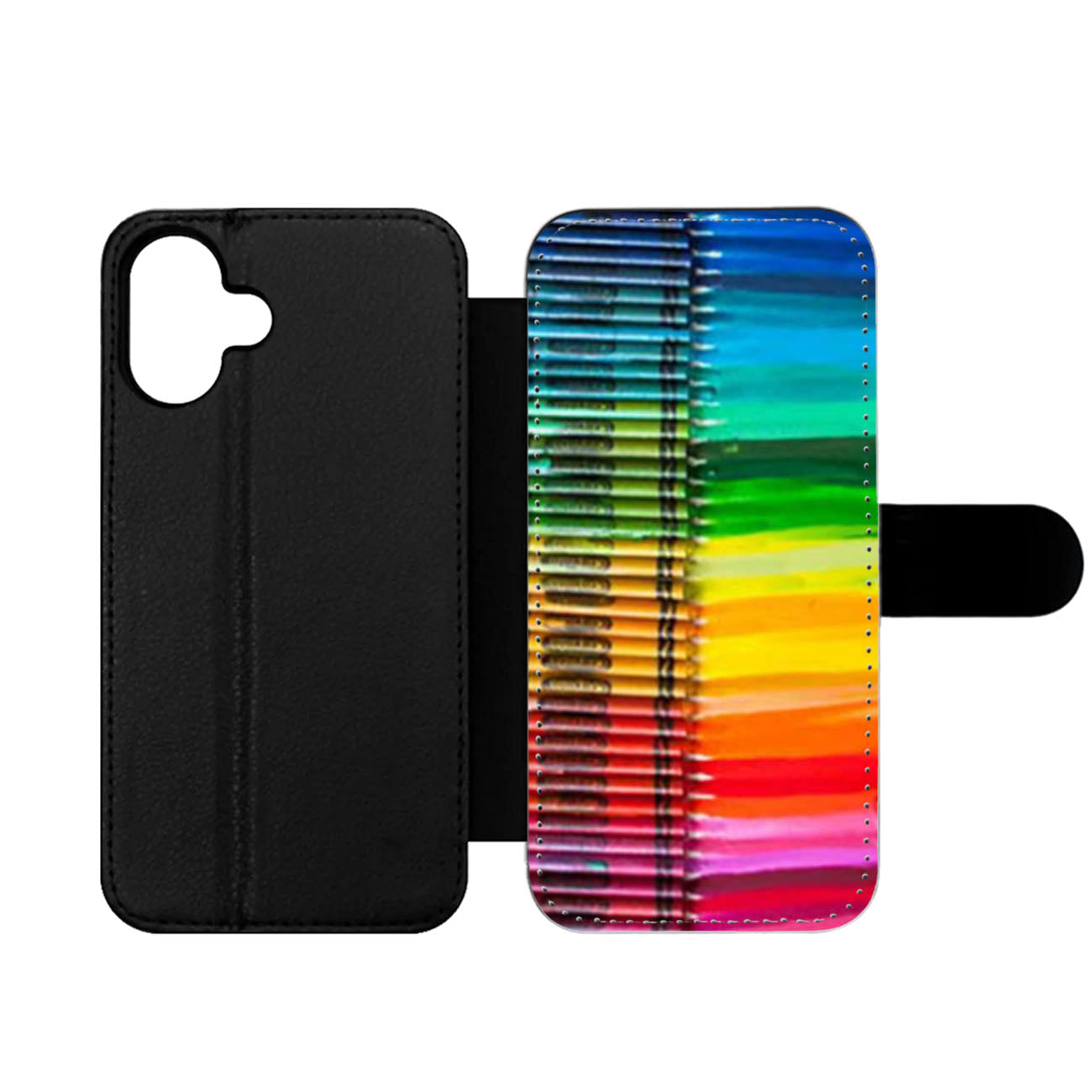 Melted Crayon Dripping Wallet iPhone Case
