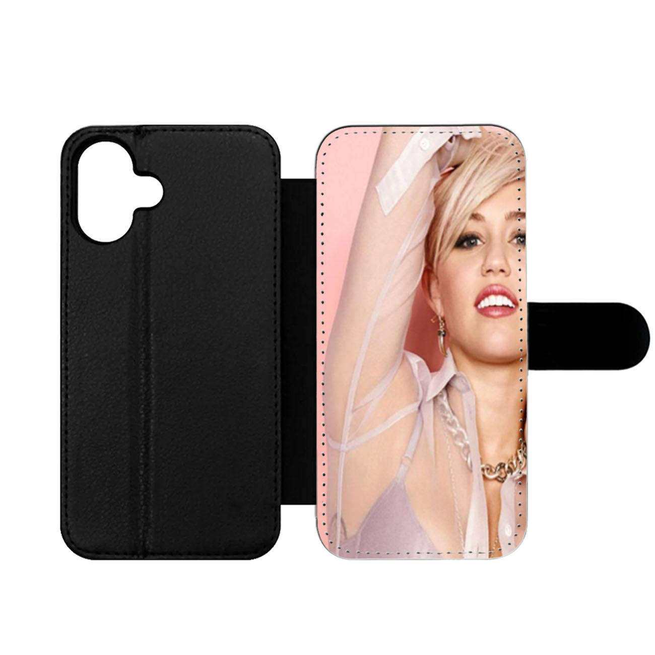 Miley Cyrus Hairstyles Wallet iPhone Case
