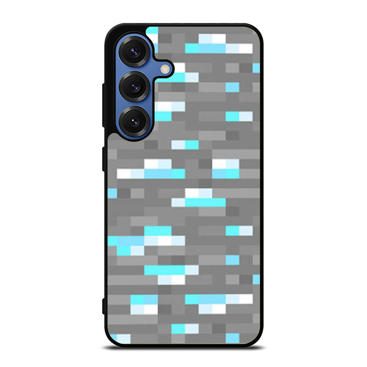 Minecraft Inspired Ore Diamond Samsung S25 Ultra Case