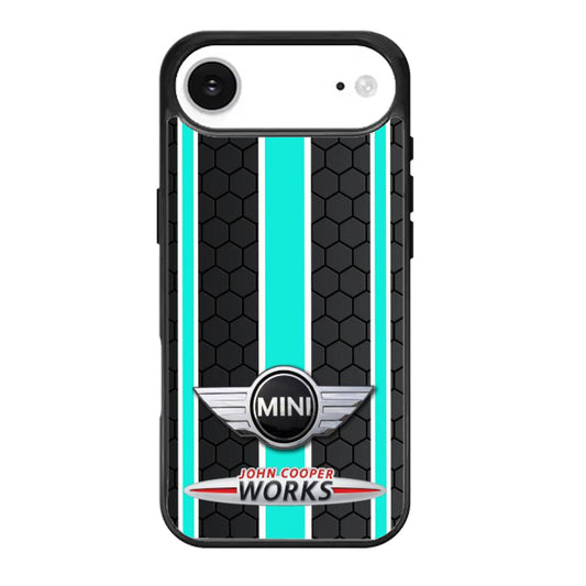 Mini Cooper Mint Black Stripe iPhone Air Case