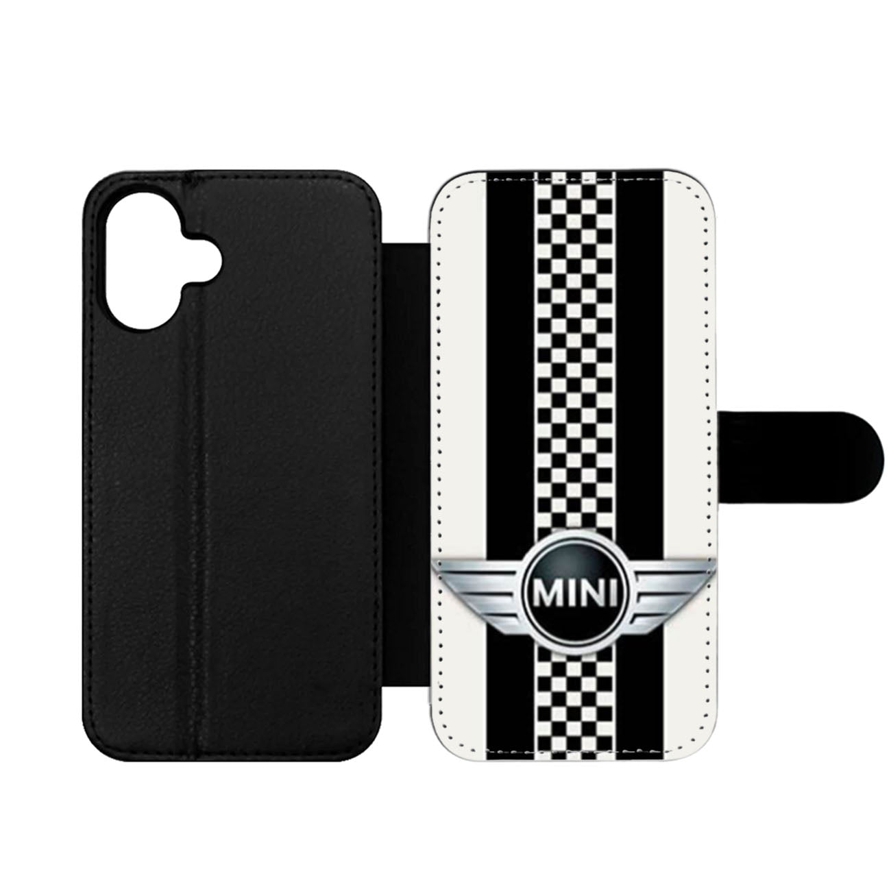 Mini Cooper Pepper White Wallet iPhone Case