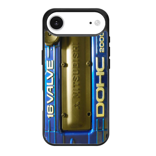 Mitsubishi Engine Valve Blue iPhone Air Case