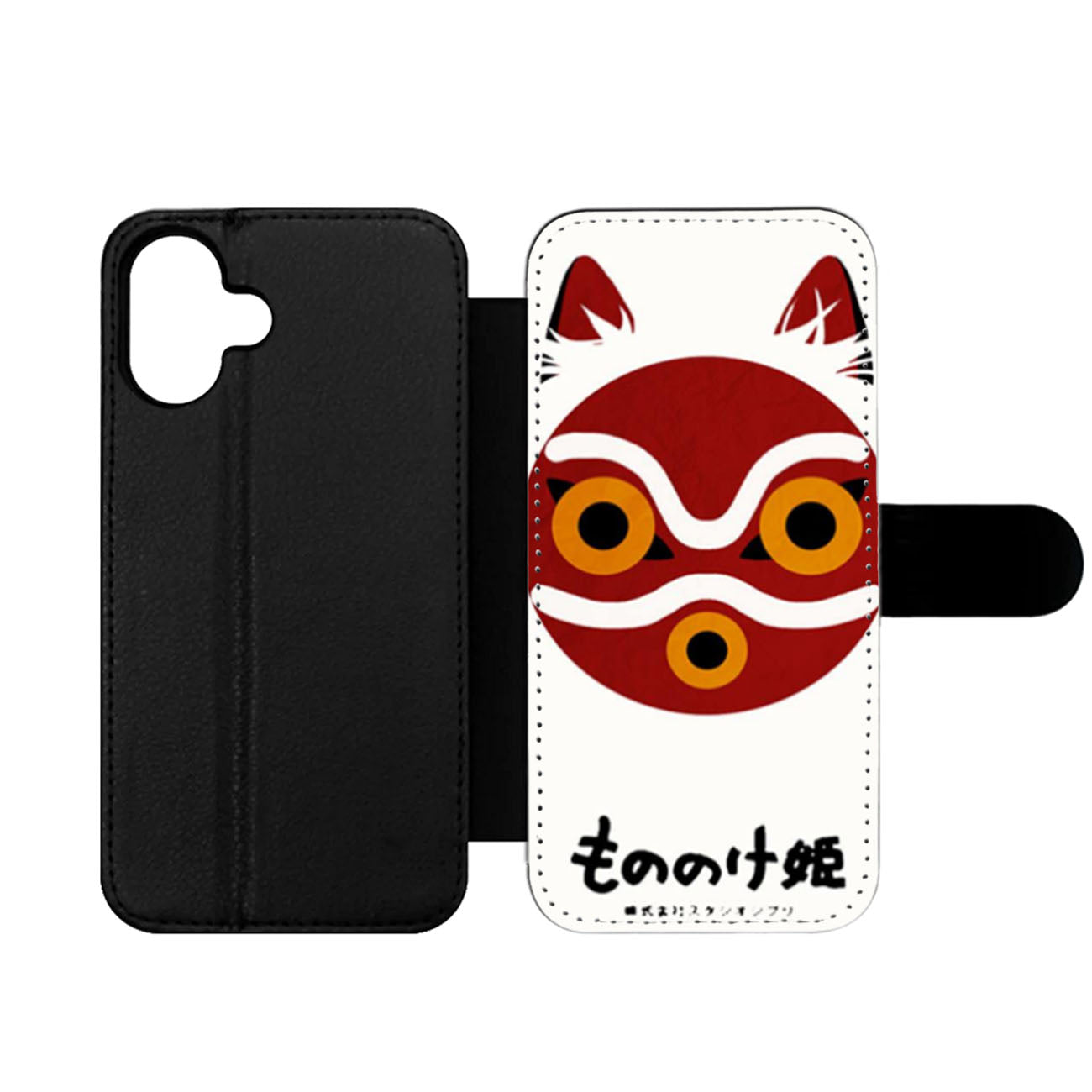 Mononoke Red Mask Wallet iPhone Case