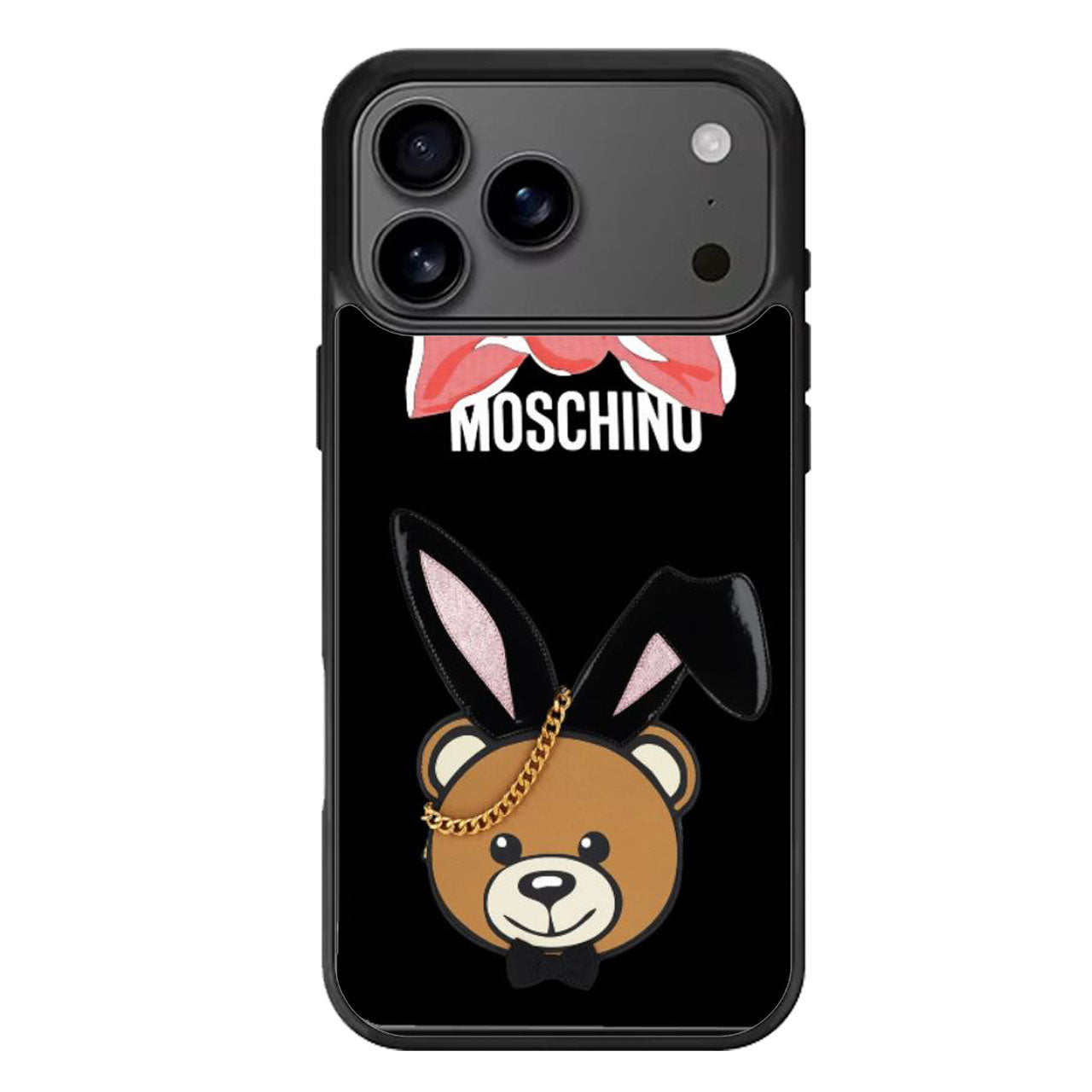 Moschino Cute Black iPhone 17 Pro Max Case
